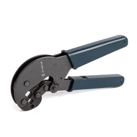 Пресс-клещи КВТ HT-106E для опрессовки F и BNC разъемов на коаксиальный кабель RG-58, RG-6, RG-11, RG-213 (85138) купить в Тобольске