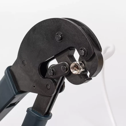 Пресс-клещи КВТ HT-106E для опрессовки F и BNC разъемов на коаксиальный кабель RG-58, RG-6, RG-11, RG-213 (85138) купить в Тобольске