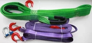 Ремень буксировочный динамический разрывная нагрузка12т РА L= 8.0 м 80мм в 2 слоя с кч din 3.2т купить в Тобольске