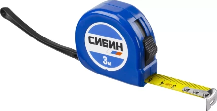 Рулетка СИБИН, пластиковый корпус, 3м/16мм 34020-03-16 купить в Тобольске