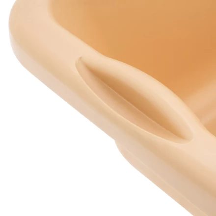 Таз пластмассовый прямоугольный 25 л, бежевый, Home Palisad 929925 купить в Тобольске