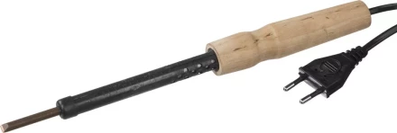 Электропаяльник с деревянной рукояткой, 65Вт 55407-65 купить в Тобольске