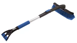 Щетка-сметка для снега со скребком  телескопическая БАРС 55324