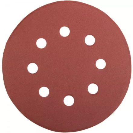 Круг шлифовальный универсальный STAYER &quot;MASTER&quot; из абразивной бумаги на велкро основе, 8 отверстий, Р320, 115мм, 5шт 35450-115-320 купить в Тобольске