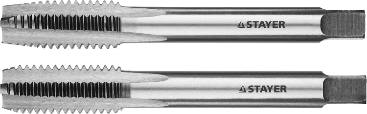 Комплект метчиков STAYER "MASTER", сталь 9ХС, М12х1,5, 2 шт 28025-12-1.5-H2 купить в Тобольске