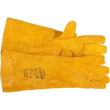 Термостойкие краги STAYER &quot;PROFI&quot; с подкладкой, для сварки и тяжелых механических работ, с подкладкой, 400мм 11333-XL_z01 купить в Тобольске