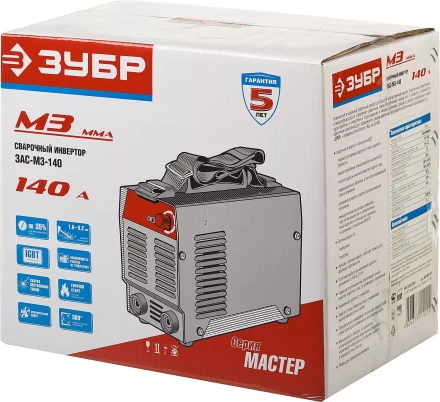 Сварочный инвертор ММА ЗАС-М3-140 серия МАСТЕР купить в Тобольске