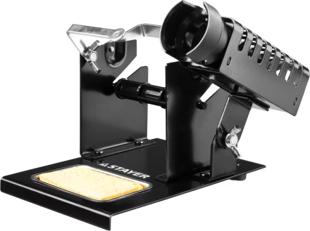 Подставка для паяльников STAYER &quot;MASTER&quot;, штампованная, с держателем для катушек с припоем 55321 купить в Тобольске