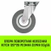 Аппаратное поворотное колесо HITCH 120*26 резина серая SCg55 (SZ084835) купить в Тобольске