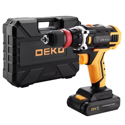 Дрель аккумуляторная DEKO DKCD20FU-Li SET3, 063-4177, со съемным патроном купить в Тобольске