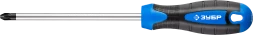 Отвертка ЗУБР &quot;МАСТЕР&quot;, хром-ванадиевая сталь, эргономичная двухкомпонентная рукоятка, PH № 2-150мм 25232-2-15