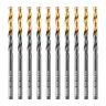 Сверло по металлу, 3,8 мм, HSS-Tin, Golden Tip, 10 шт. Denzel 717208 купить в Тобольске