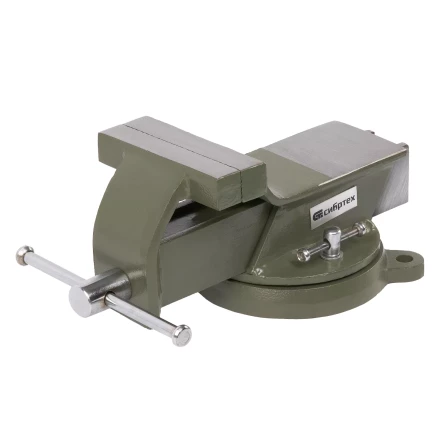 Тиски слесарные Сибртех 18618, 100 мм, стальные, поворотные купить в Тобольске