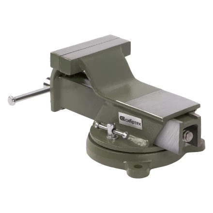 Тиски слесарные Сибртех 18618, 100 мм, стальные, поворотные купить в Тобольске