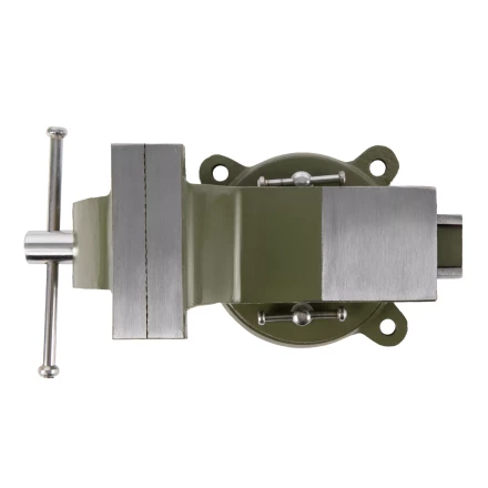 Тиски слесарные Сибртех 18618, 100 мм, стальные, поворотные купить в Тобольске