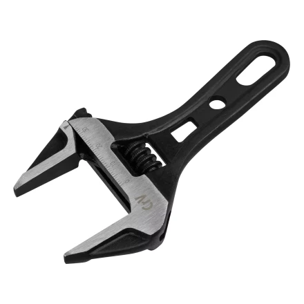 Ключ разводной Denzel 135 мм, CrV, кованый, укороченная рукоятка 15752 купить в Тобольске