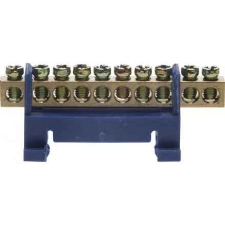 Шина СВЕТОЗАР нулевая на изоляторе типа &quot;Стойка&quot;макс. ток 100А, 5,2мм, 10 полюсов 49806-10 купить в Тобольске