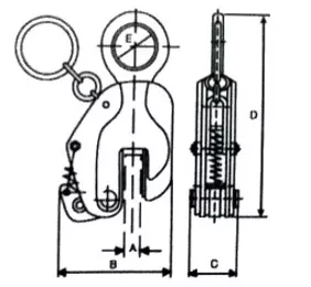 Захват для вертикального подъема листового металла тип DSQA-1.0 купить в Тобольске