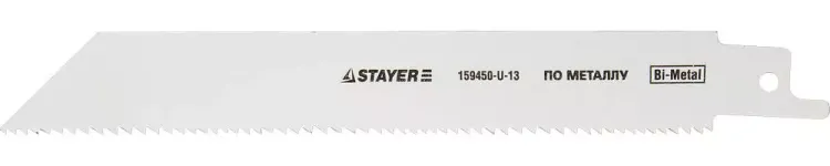 Полотно STAYER "PROFI" S922VF к саб эл.ножов Bi-Met,универс c перем шаг зубьев,дер с гвозд,метал,пласт,рез труб до 2" 159450-U-13 купить в Тобольске