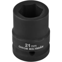 Торцовая головка KRAFTOOL &quot;INDUSTRIE QUALITAT&quot; ударная (3/4&quot;), FLANK, Cr-Mo, фосфатированная, 21 мм 27945-21_z01