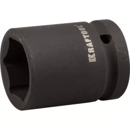 Торцовая головка KRAFTOOL &quot;INDUSTRIE QUALITAT&quot; ударная (3/4&quot;), FLANK, Cr-Mo, фосфатированная, 27 мм 27945-27_z01