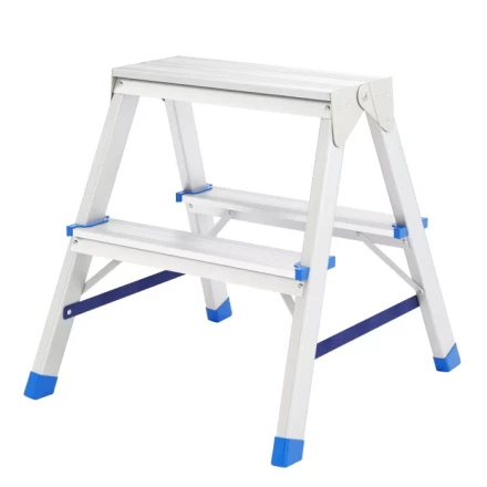 Стремянка двусторонняя 2 ступени алюминиевая Сибртех 97922 купить в Тобольске