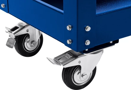 ЗУБР 820 х 405 х 955 мм, инструментальная тележка с выдвижным ящиком + 2 полки, Профессионал (38914) купить в Тобольске