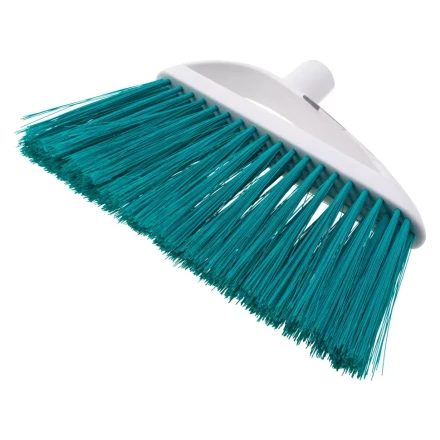 Щетка пластмассовая для подметания пола, премиум, 23 см, без черенка, бирюзовая щетина, Home Palisad 935565 купить в Тобольске