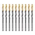Сверло по металлу, 4,2 мм, HSS-Tin, Golden Tip, 10 шт. Denzel 717210 купить в Тобольске