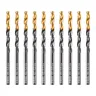 Сверло по металлу, 4,2 мм, HSS-Tin, Golden Tip, 10 шт. Denzel 717210 купить в Тобольске