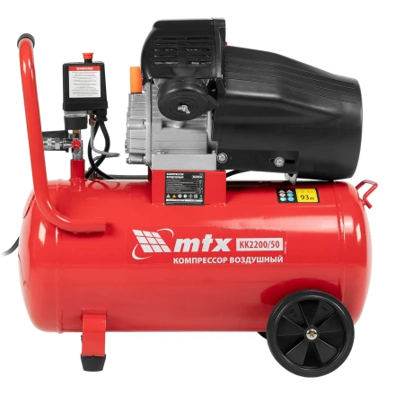 Компрессор воздушный КК-2200/50 2.2 кВт 350 л/мин 50 л прямой привод масляный MTX 58024 купить в Тобольске