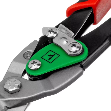 Ножницы по металлу Matrix, 250 мм, правый рез, сталь CRMO, двухкомпонентные рукоятки, PRO 78324 купить в Тобольске