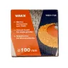 Щетка для УШМ М14/100 мм выгнутая сталь прямая VMX 511725 купить в Тобольске
