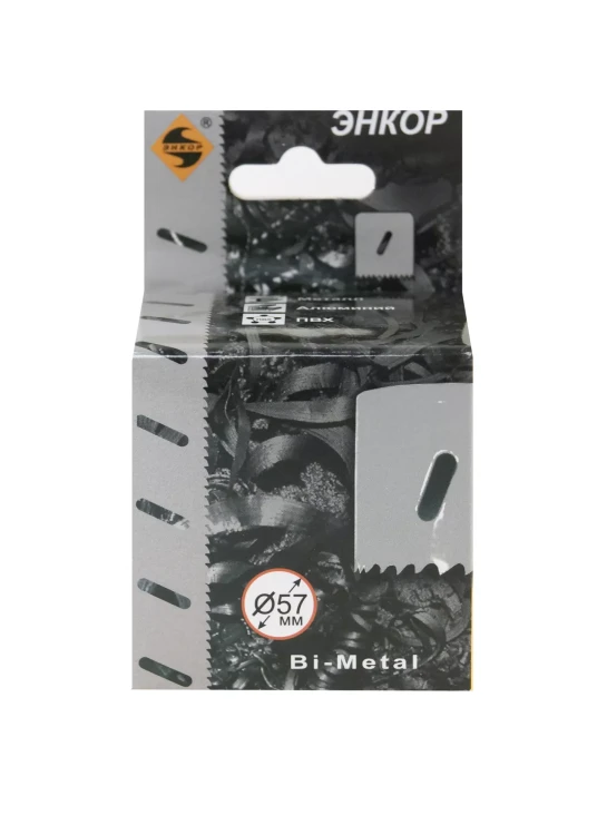 Коронка Bi-Metal Ф57 мм М3 Энкор 24157 купить в Тобольске