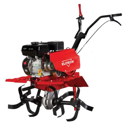 Мотоблок бензиновый Elitech КБ 506 с комплектом колес 400-8&quot; (0401 002900) купить в Тобольске