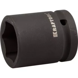 Торцовая головка KRAFTOOL &quot;INDUSTRIE QUALITAT&quot; ударная (3/4&quot;), FLANK, Cr-Mo, фосфатированная, 30 мм 27945-30_z01