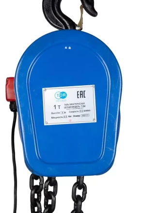 Таль электрическая цепная TOR ТЭШ (DHS) 3,0 т 6 м (серия J) 1283062 купить в Тобольске