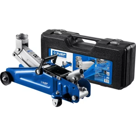 Домкрат гидравлический подкатной T30, 2т, 135-330мм, в кейсе, ЗУБР Профессионал 43053-2-K купить в Тобольске