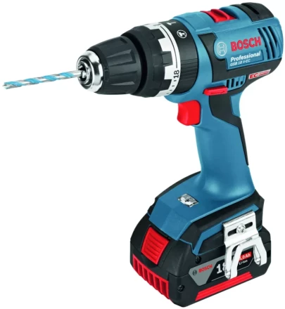 Дрель-шуруповерт аккумуляторная BOSCH GSB 18 V-EC ударная купить в Тобольске