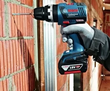 Дрель-шуруповерт аккумуляторная BOSCH GSB 18 V-EC ударная купить в Тобольске