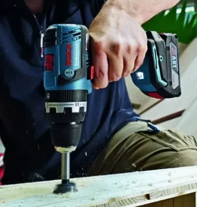 Дрель-шуруповерт аккумуляторная BOSCH GSB 18 V-EC ударная купить в Тобольске