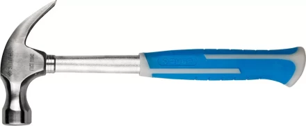 Молоток-гвоздодер ЗУБР цельнометаллический, с двухкомпонентной пластиковой рукояткой, 560г 20250-560_z01 купить в Тобольске