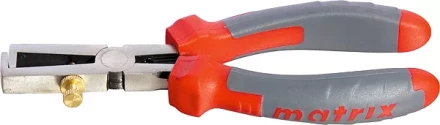 Клещи для снятия изоляции, 160мм, двухкомпонентные рукоятки MATRIX PROFESSIONAL 17715 купить в Тобольске