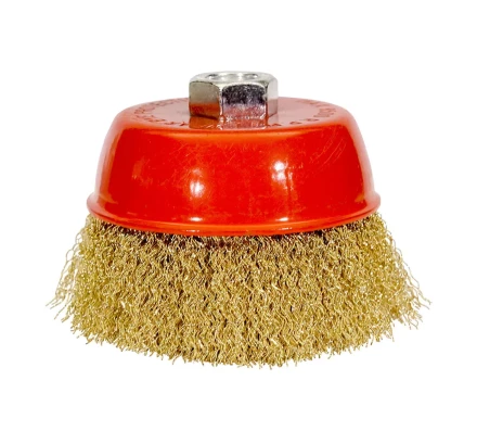 Щетка для УШМ М14/100 мм чашечная сталь прямая VMX 511720 купить в Тобольске