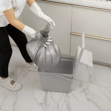 Пакеты для мусора 60 л x 50 шт. серые, Home Palisad 927125 купить в Тобольске