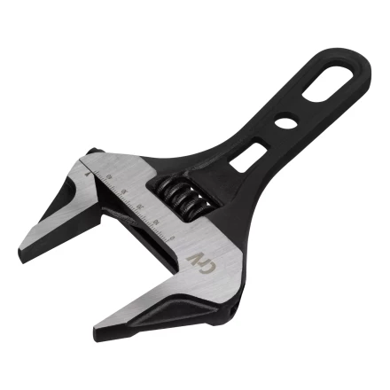 Ключ разводной 185 мм Denzel 15754, CrV, кованый, укороченная рукоятка купить в Тобольске