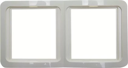 Панель СВЕТОЗАР &quot;ГАММА&quot; двойная вертикальная, цвет бежевый SV-54147-B купить в Тобольске