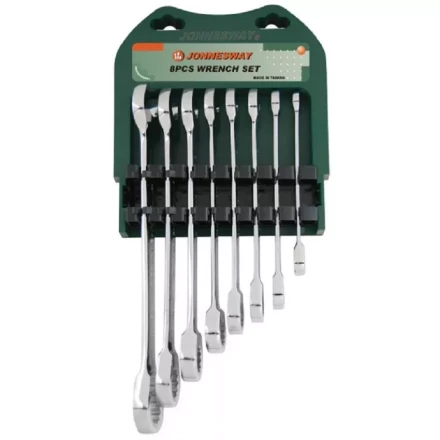 Набор ключей комбинированных трещоточных 10-19мм 8предметов Jonnesway  W45108S 47988 купить в Тобольске