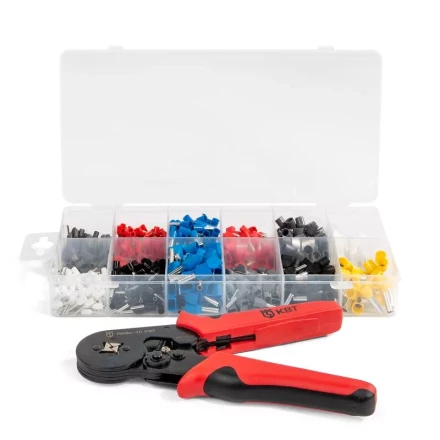 Набор втулочных наконечников с пресс-клещами НШВИ К-775-1 (КВТ) купить в Тобольске