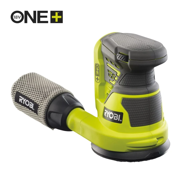 Ryobi Эксцентриковая шлифмашина 18В R18ROS-0 БЕЗ АККУМУЛЯТОРОВ купить в Тобольске